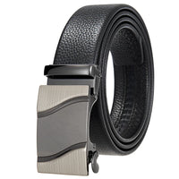 HKM-801747 Men's Stylish Black and Brown Casual Leather Belt