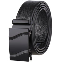 HKM-801747 Men's Stylish Black and Brown Casual Leather Belt