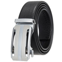 HKM-801747 Men's Stylish Black and Brown Casual Leather Belt