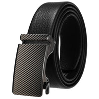 HKM-801747 Men's Stylish Black and Brown Casual Leather Belt