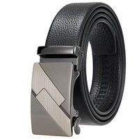 HKM-801747 Men's Stylish Black and Brown Casual Leather Belt