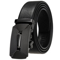 HKM-801747 Men's Stylish Black and Brown Casual Leather Belt