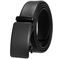 HKM-801747 Men's Stylish Black and Brown Casual Leather Belt