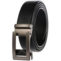HKM-801747 Men's Stylish Black and Brown Casual Leather Belt