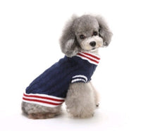 HKM-876691 Cozy Knit Turtleneck Christmas Sweater for Pets - Various Colors & Sizes Available