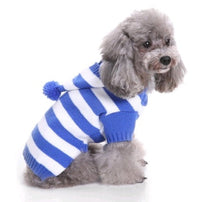 HKM-876691 Cozy Knit Turtleneck Christmas Sweater for Pets - Various Colors & Sizes Available
