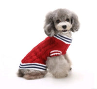 HKM-876691 Cozy Knit Turtleneck Christmas Sweater for Pets - Various Colors & Sizes Available
