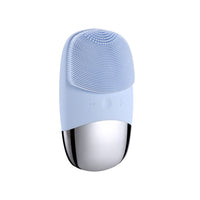HKM-918867 Mini Silicone Electric Face Cleansing Brush with Sonic Technology and IPX7 Waterproofing for Effective Facial Care
