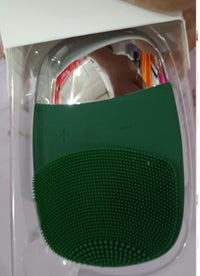 HKM-918867 Mini Silicone Electric Face Cleansing Brush with Sonic Technology and IPX7 Waterproofing for Effective Facial Care