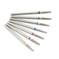 HKM-638675 Silver Tungsten Steel Nail Art Grinding Heads Set - 7 Diamond Polishing Tips for Nail Tools
