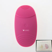 HKM-950483 Electric Cleansing Instrument with Ultrasound and 5 Gear Rotating Function - Rose Red