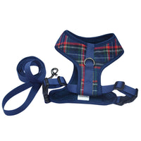 HKM-748883 Breathable and Comfortable Chest Strap Harness for Pugs - Adjustable Polyester Design in Sizes S, M, L, XL