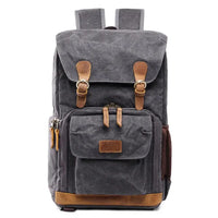HKM-942035 Large Capacity Canvas Camera Backpack – Special Purpose Rucksack for Photographers and Adventurers