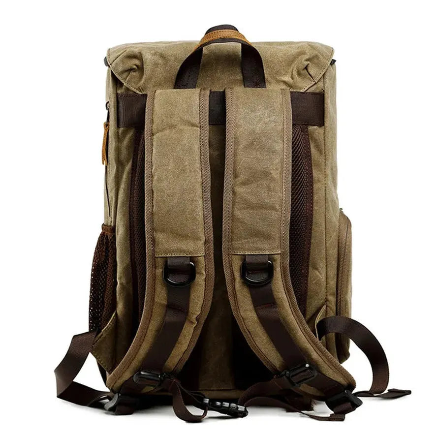 KTX-942035 Large Capacity Canvas Camera Backpack – Special Purpose Rucksack for Photographers and Adventurers