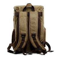 HKM-942035 Large Capacity Canvas Camera Backpack – Special Purpose Rucksack for Photographers and Adventurers