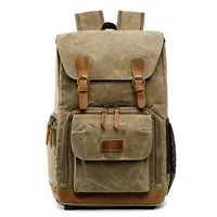 HKM-942035 Large Capacity Canvas Camera Backpack – Special Purpose Rucksack for Photographers and Adventurers