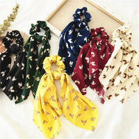 HKM-904531 Plaid Leaf Design Hair Band for Ladies