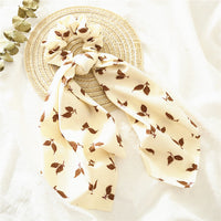 HKM-904531 Plaid Leaf Design Hair Band for Ladies