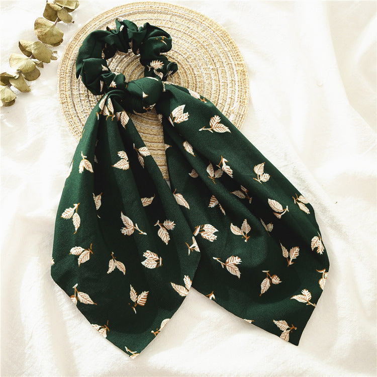 HKM-904531 Plaid Leaf Design Hair Band for Ladies