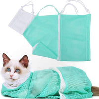 HKM-382867 Cat Bathing Bag for Easy Grooming and Care, Ideal for Bathing, Nail Trimming, and Medication Administration