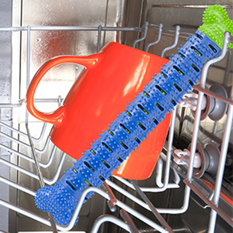HKM-220307 Dog Toothbrush with Silicone Design for Effective Dental Care