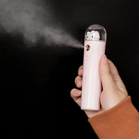 HKM-780563 Nano Water Mist Sprayer with 2200mAh Battery and Dual Spray Modes for Makeup and Hydration