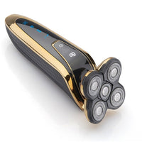 HKM-768019 Rechargeable 5D Rotary Shaver with Multi-Functional Heads and Full Body Wash Design