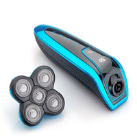 HKM-768019 Rechargeable 5D Rotary Shaver with Multi-Functional Heads and Full Body Wash Design