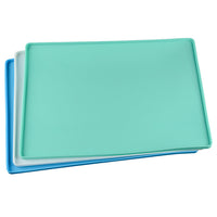 HKM-600659 Portable Foldable Silicone Pet Pad for Cars - 40 x 30cm, Solid Color Design
