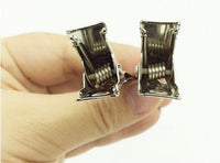 HKM-149715 Stainless Steel Hairdressing Duckbill Clips - Large Steel Hair Staples, Pack of 10