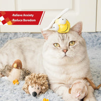 HKM-743763 Interactive Chirping Bee Cat Toy – Motion-Activated Squeaking Companion for Engaging Playtime