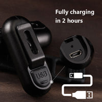 HKM-217171 USB Rechargeable Bicycle Night Riding Flashing Lights