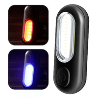 HKM-217171 USB Rechargeable Bicycle Night Riding Flashing Lights