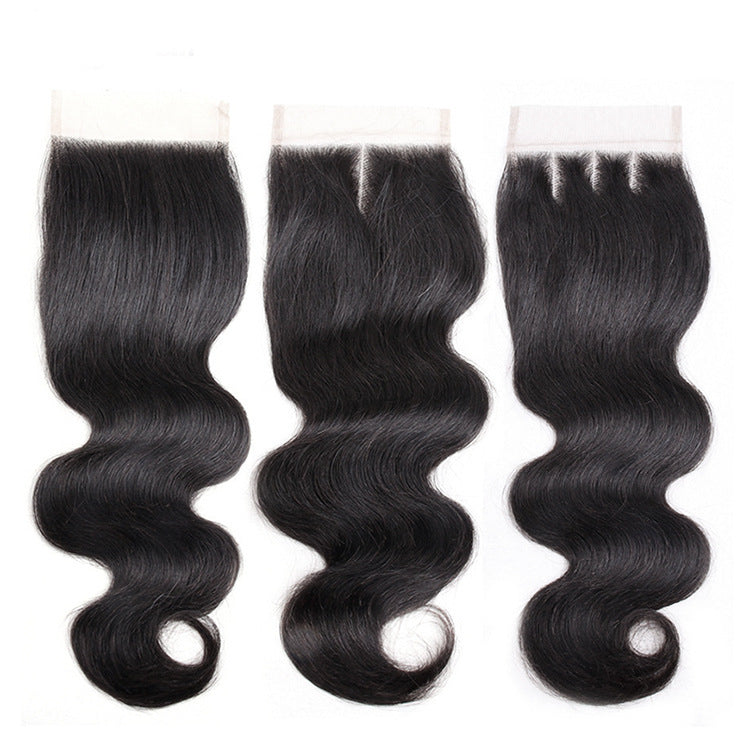 KTX-231059 Brazilian Human Hair Bundles with Closure for Natural Style and Versatility