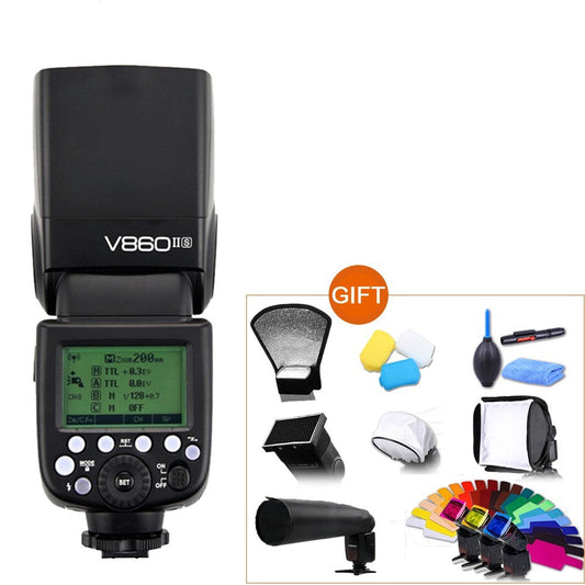 KTX-742483 V860II Second-Generation Professional Flash with E-TTL II Auto Control and 20-200mm Range