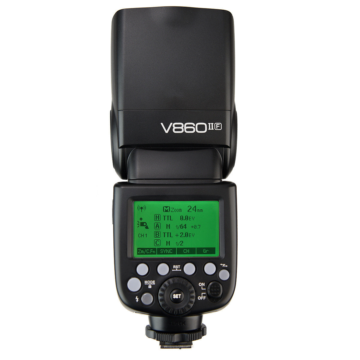 KTX-742483 V860II Second-Generation Professional Flash with E-TTL II Auto Control and 20-200mm Range