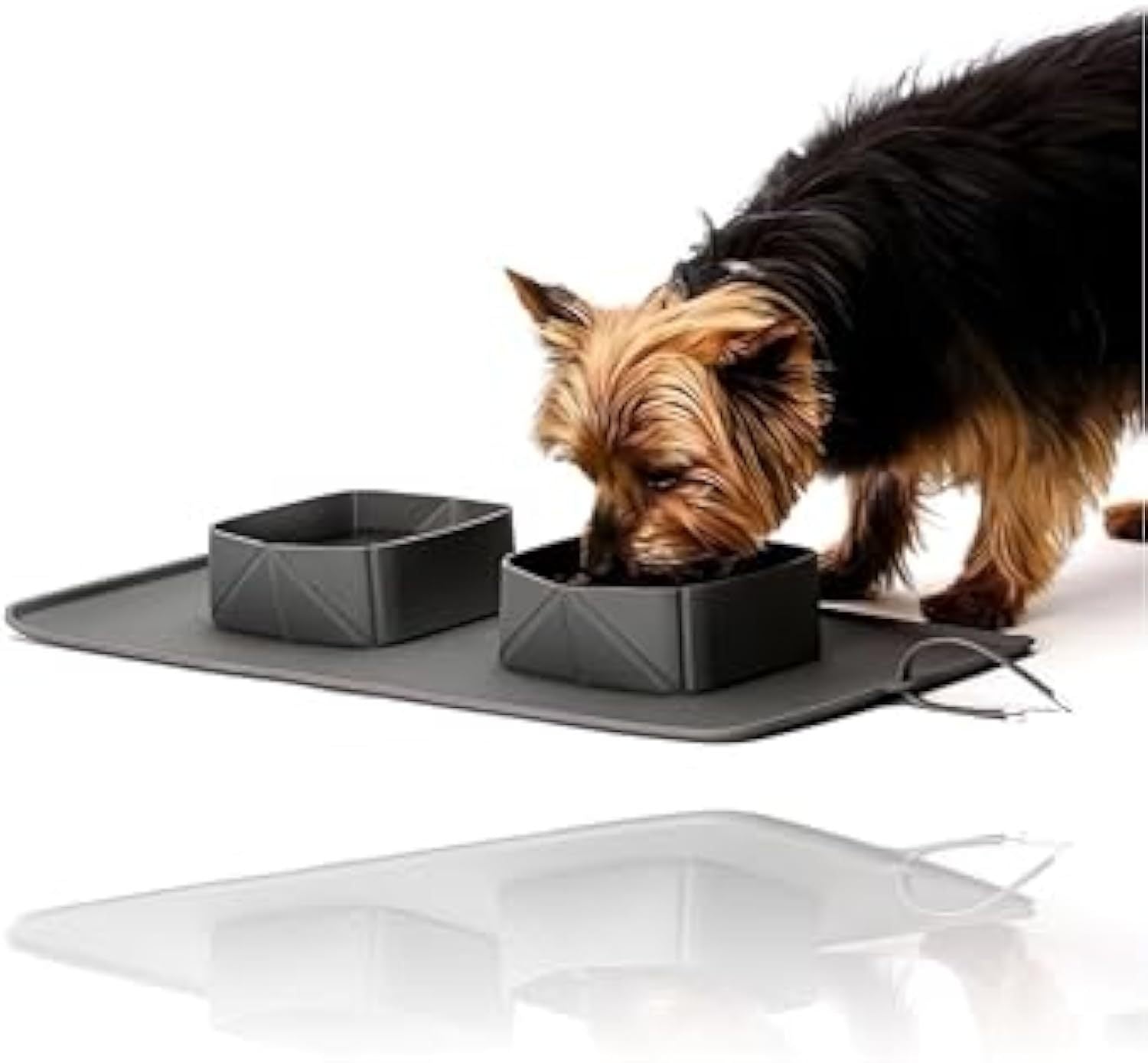 HKM-742611 Collapsible Silicone Pet Feeder Bowls for Dogs and Cats - Portable and Lightweight Travel Dishes for Food and Water