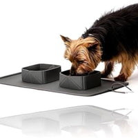 HKM-742611 Collapsible Silicone Pet Feeder Bowls for Dogs and Cats - Portable and Lightweight Travel Dishes for Food and Water