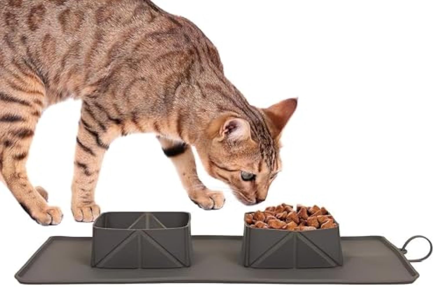 HKM-742611 Collapsible Silicone Pet Feeder Bowls for Dogs and Cats - Portable and Lightweight Travel Dishes for Food and Water