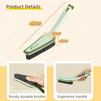 HKM-692435 3-in-1 Multifunctional Pet Cleaning Brush with Hard Bristle, Tweezer, and Scraper for Home Use
