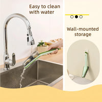 HKM-692435 3-in-1 Multifunctional Pet Cleaning Brush with Hard Bristle, Tweezer, and Scraper for Home Use