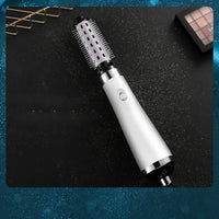 HKM-727251 Self-Winding 3-in-1 Heating Air Comb with Adjustable Temperature Control for Wet and Dry Hair