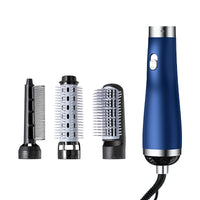 HKM-727251 Self-Winding 3-in-1 Heating Air Comb with Adjustable Temperature Control for Wet and Dry Hair
