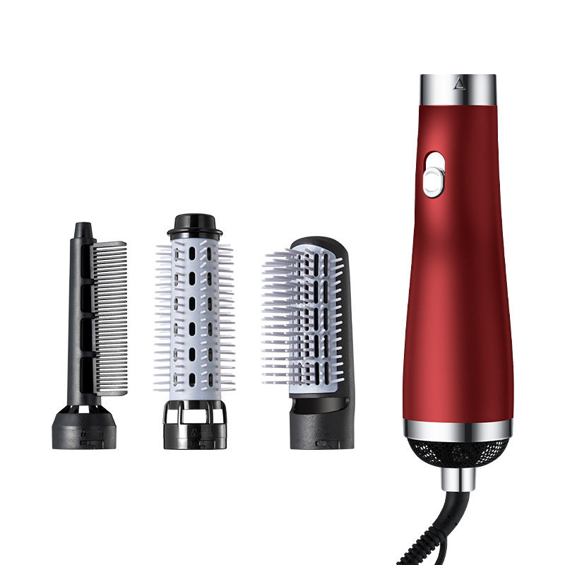 HKM-727251 Self-Winding 3-in-1 Heating Air Comb with Adjustable Temperature Control for Wet and Dry Hair