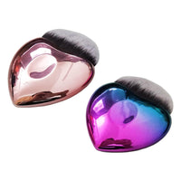 HKM-558227 Heart-Shaped Makeup Foundation Brush for Blending and Blush Application