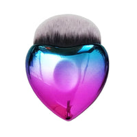 HKM-558227 Heart-Shaped Makeup Foundation Brush for Blending and Blush Application