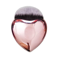 HKM-558227 Heart-Shaped Makeup Foundation Brush for Blending and Blush Application