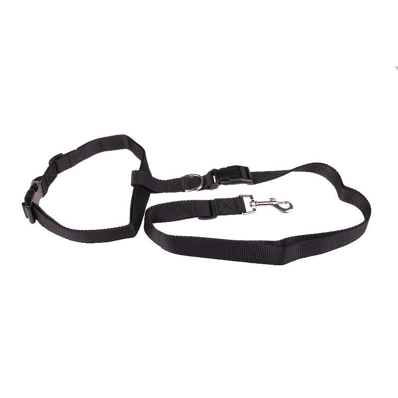 HKM-874195 Adjustable Nylon Traction Rope for Dog Running - 2.5cm Wide, 120m Length, Fits Waists up to 110cm