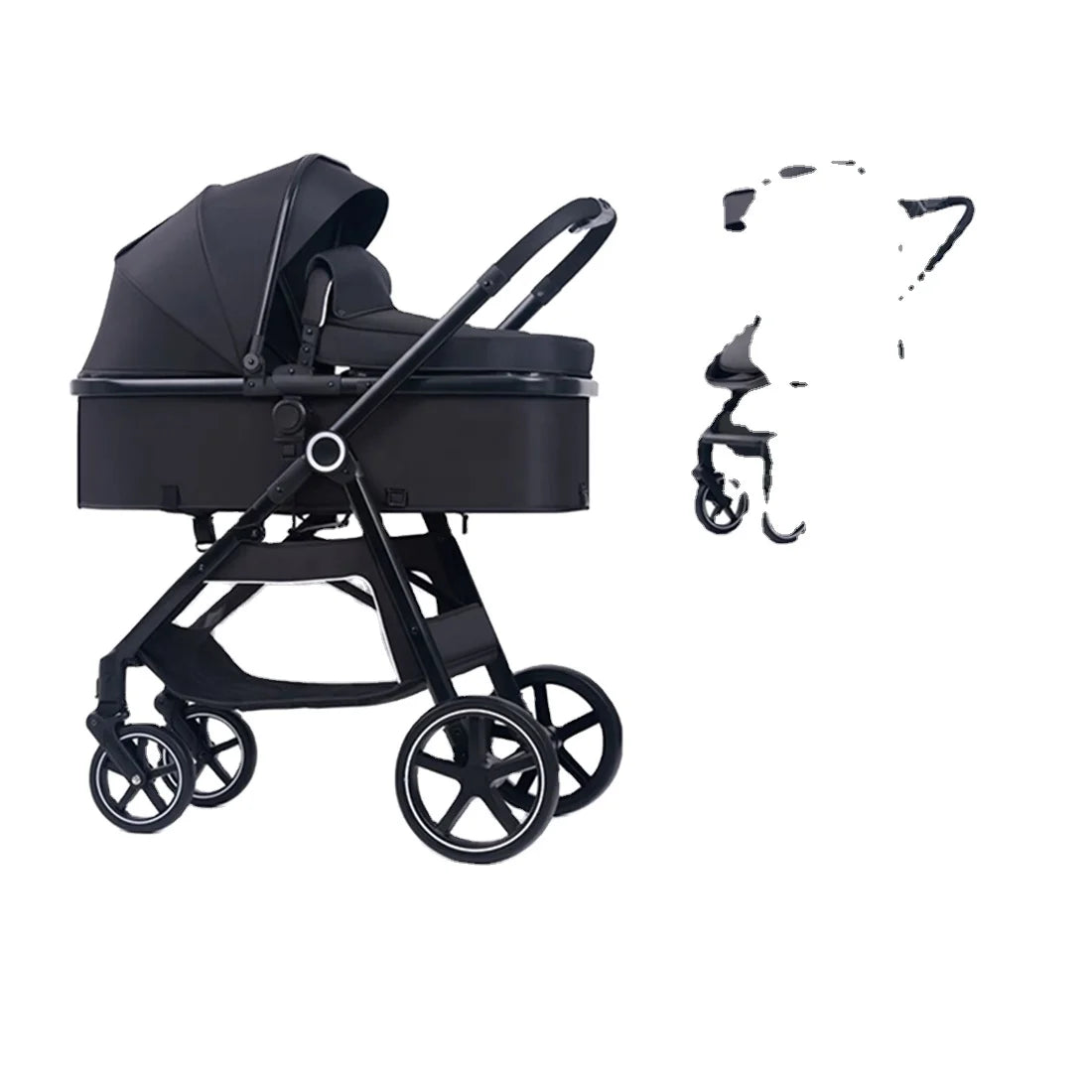 JMT-342538 Folding Outdoor Pet Stroller for Small Dogs - Easy Assembly and Travel-Friendly Design