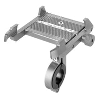 HKM-768467 Frosted Aluminum Alloy Bike Phone Holder for Secure Device Mounting